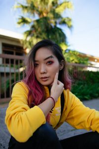 purple hair coloring